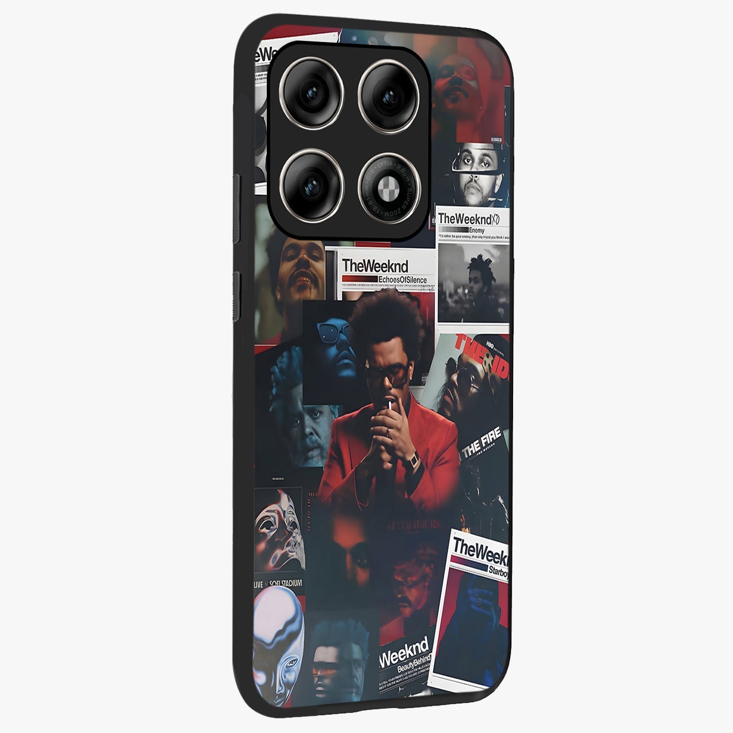 The Weeknd Glass Case upright view showcasing bold music themed artwork with contemporary artistic style.