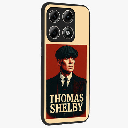 Vintage Mafia Authority Glass Case upright view showcasing dramatic vintage artwork with iconic authority theme.