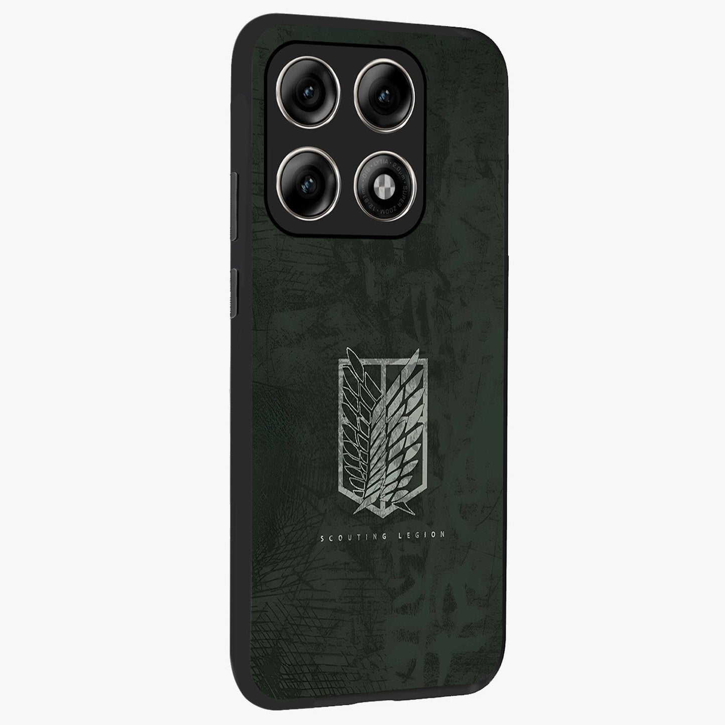 Wings Of Freedom Glass Case upright view showcasing powerful wings artwork with freedom themed design.