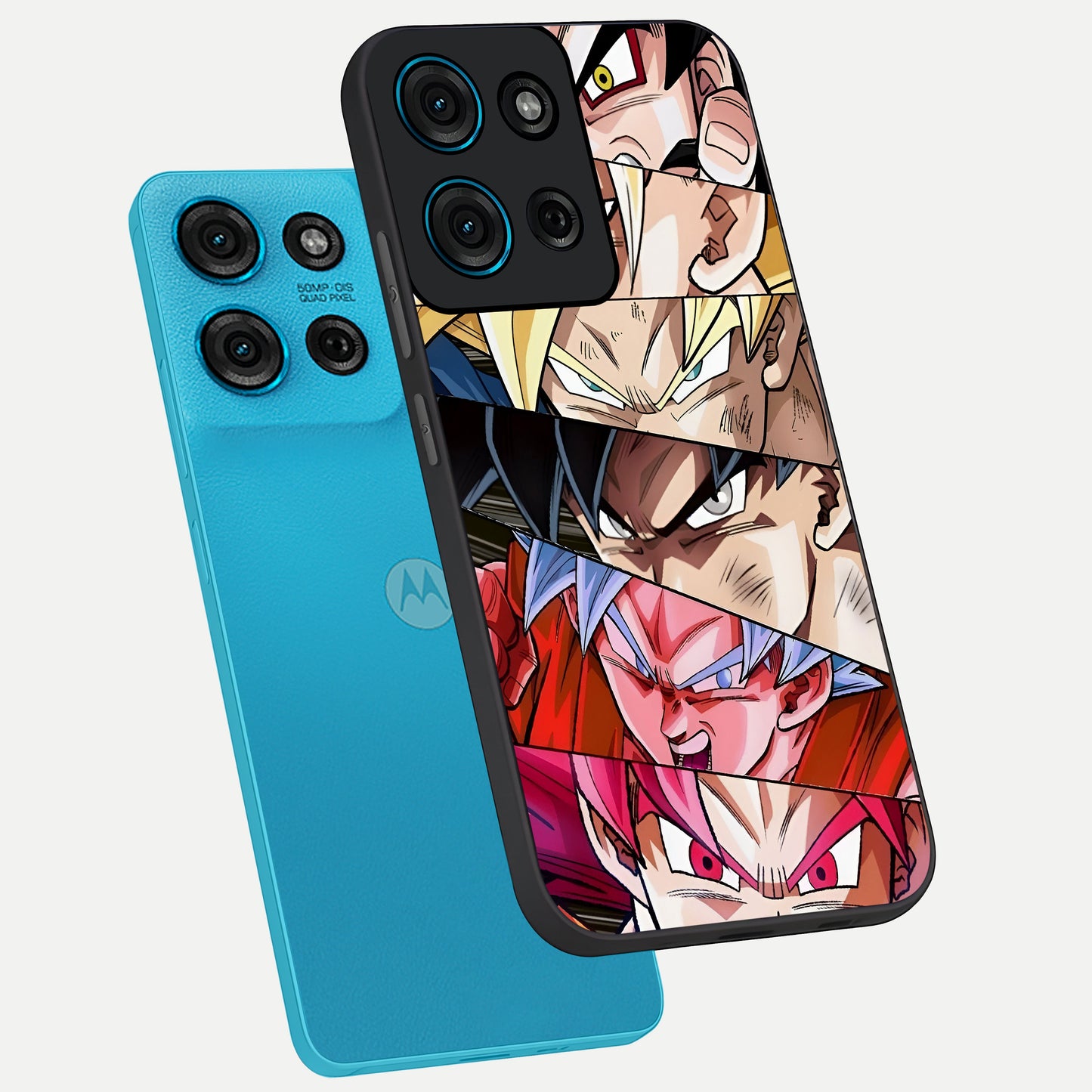 Anime Character Glass Case displayed in angled mockup highlighting colorful anime character illustration.