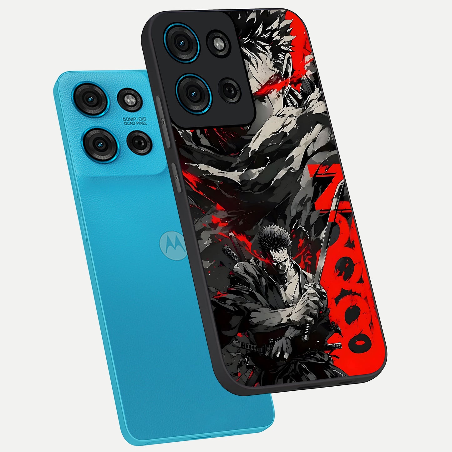 Demon Sword Resolve Glass Case displayed in angled mockup highlighting powerful demon sword illustration with dark fantasy aesthetic.