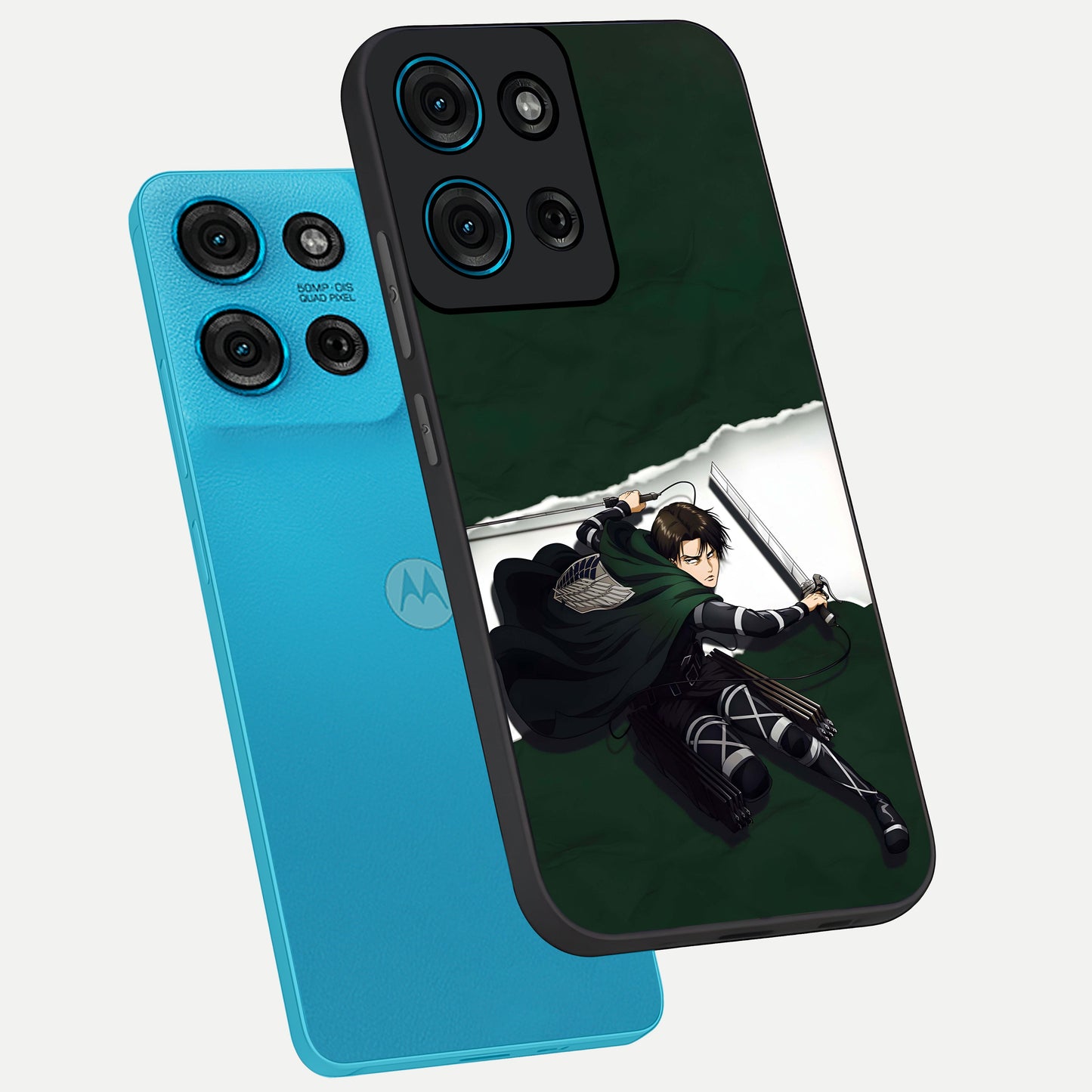 Emerald War Vanguard Glass Case displayed in angled mockup highlighting intense battle inspired design with emerald tone aesthetic.