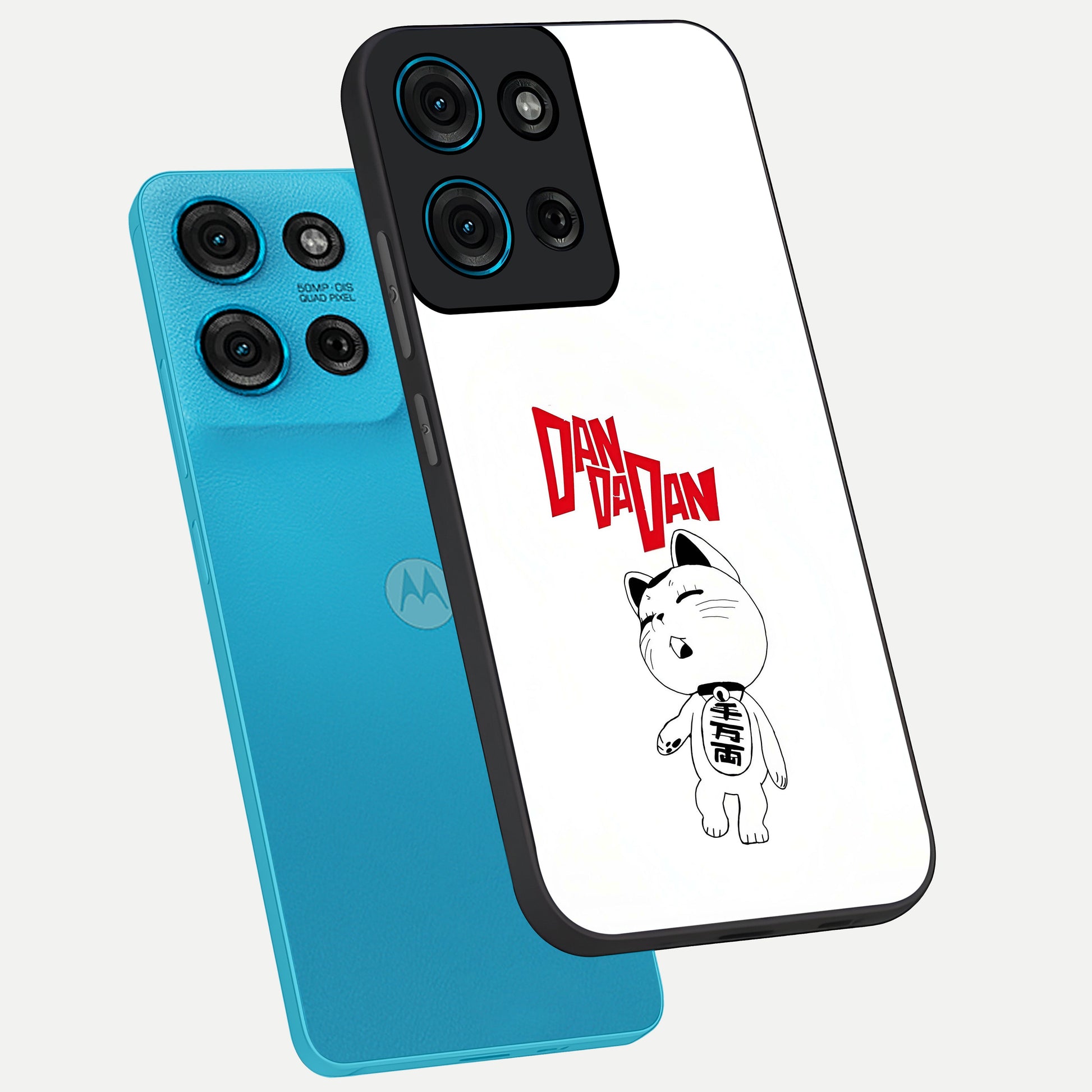 Playful Spirit Charm Glass Case displayed in angled mockup highlighting lively decorative design with playful aesthetic style.