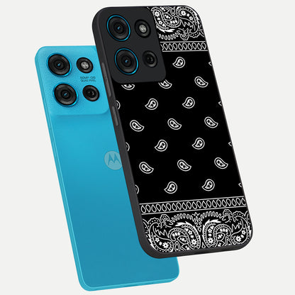 Retro Rebel Threads Glass Case displayed in angled mockup highlighting retro inspired graphic design with rebellious aesthetic.