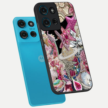 Starlit Jewel Dream Glass Case displayed in angled mockup highlighting glowing celestial jewel design with dreamy aesthetic.