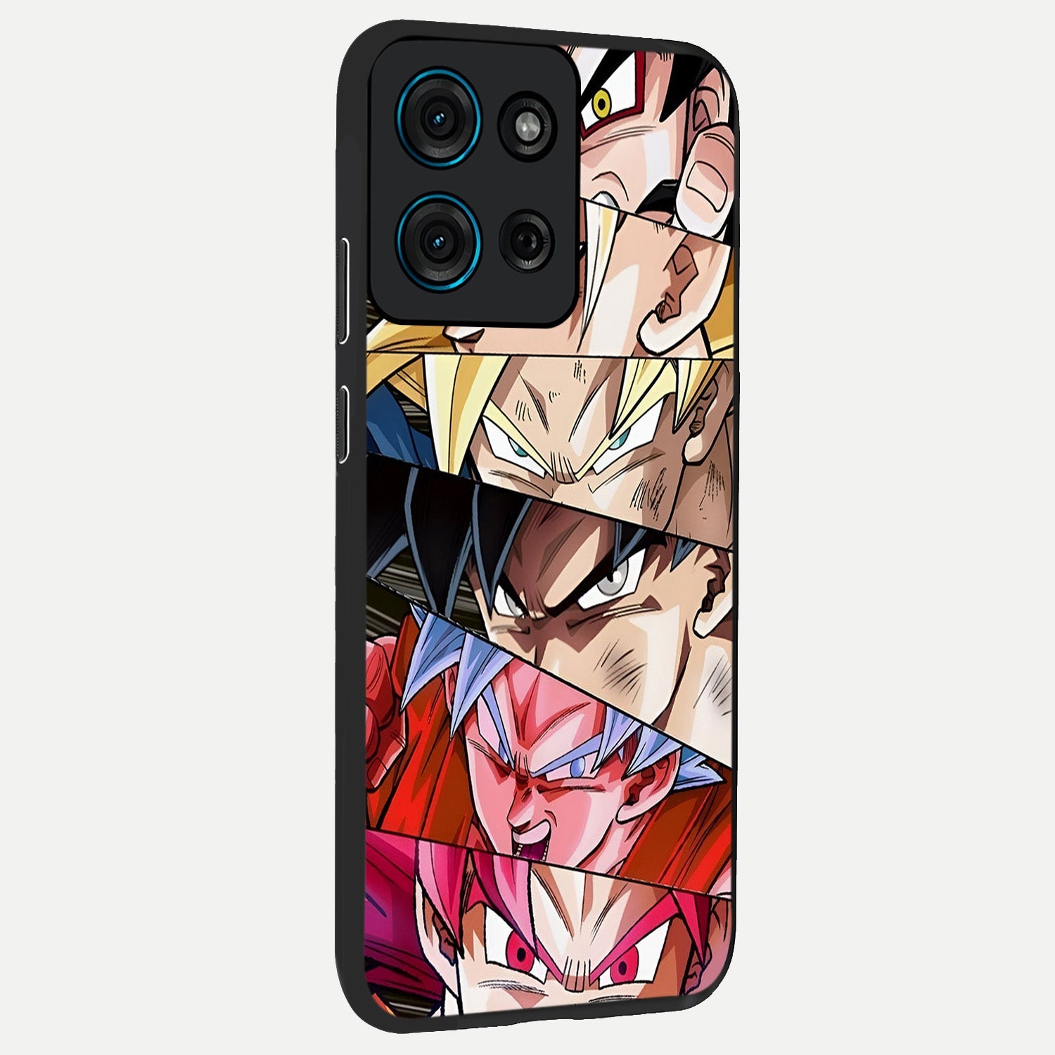 Anime Character Glass Case upright view showcasing expressive anime artwork with bold graphic style.