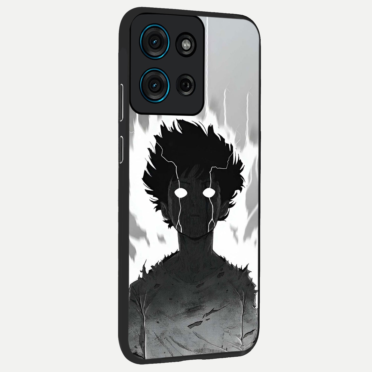 Awakened Inner Rage Glass Case upright view showcasing dramatic artwork with strong expressive aesthetic.
