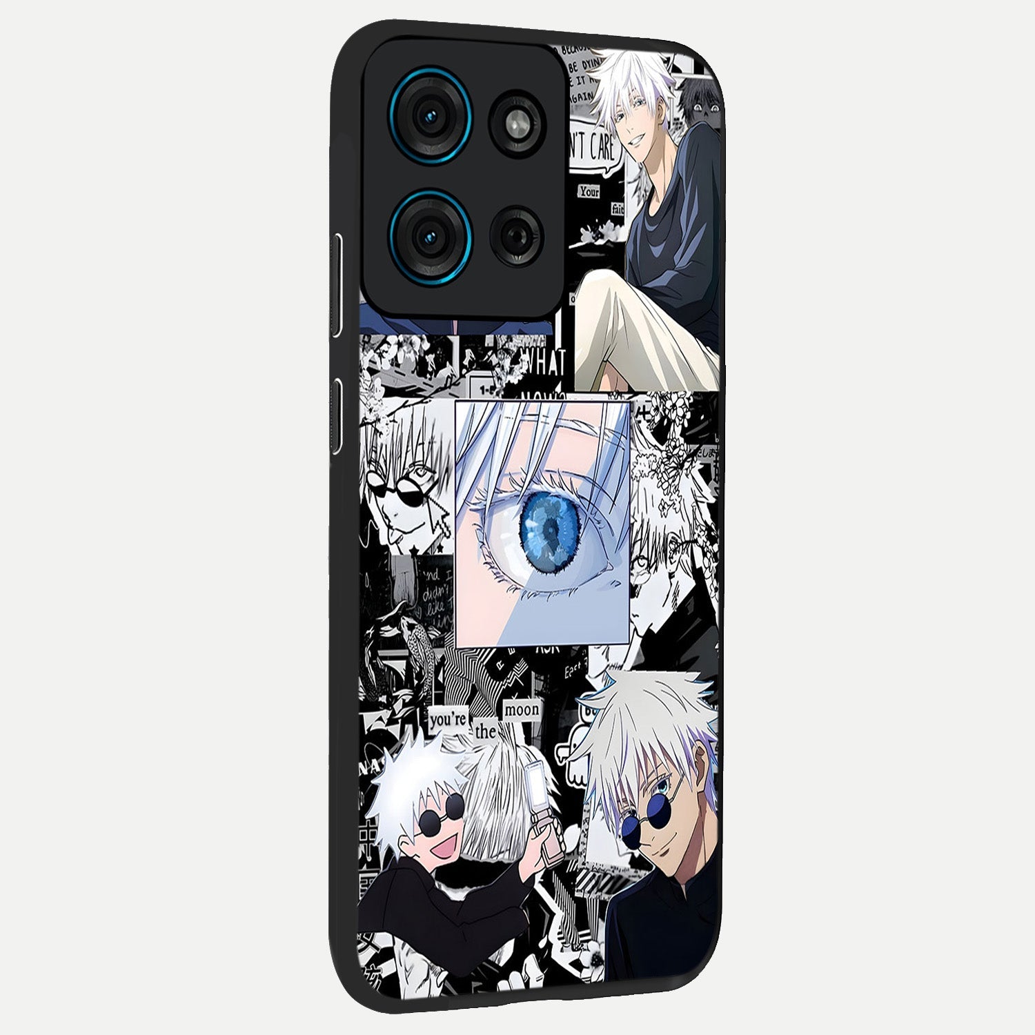 Infinity Sorcerer Chaos Glass Case upright view showcasing dramatic sorcerer artwork with chaotic mystical theme.