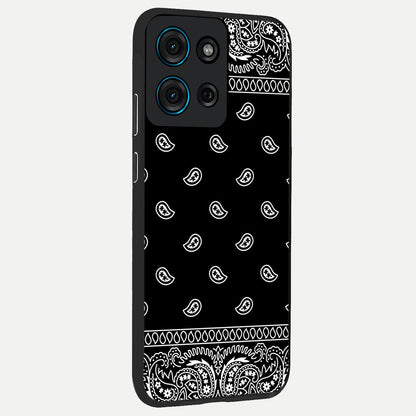 Retro Rebel Threads Glass Case upright view showcasing stylish vintage artwork with bold retro theme.