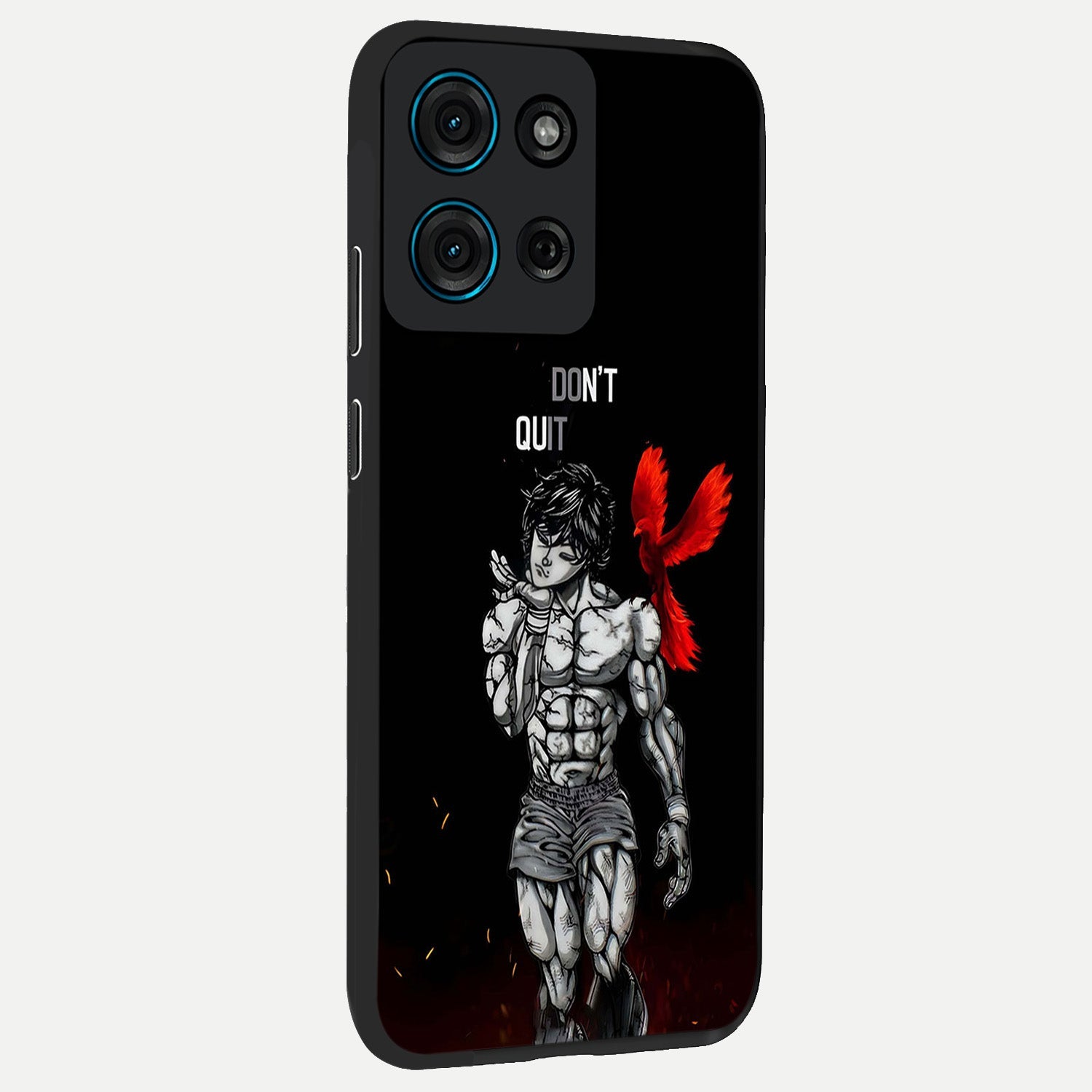 Rise Beyond Limits Glass Case upright view showcasing powerful inspirational artwork with uplifting theme.