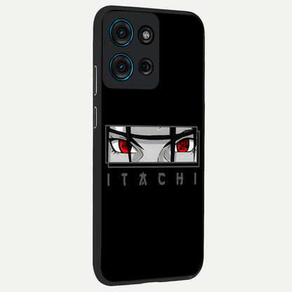 Scarlet Gaze Dominance Glass Case upright view showcasing powerful dramatic artwork with dominant artistic theme.