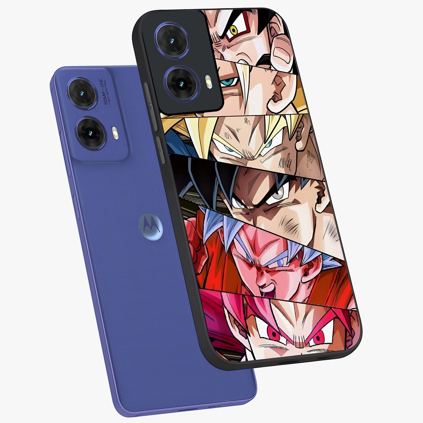 Anime Character Glass Case displayed in angled mockup highlighting colorful anime character illustration.