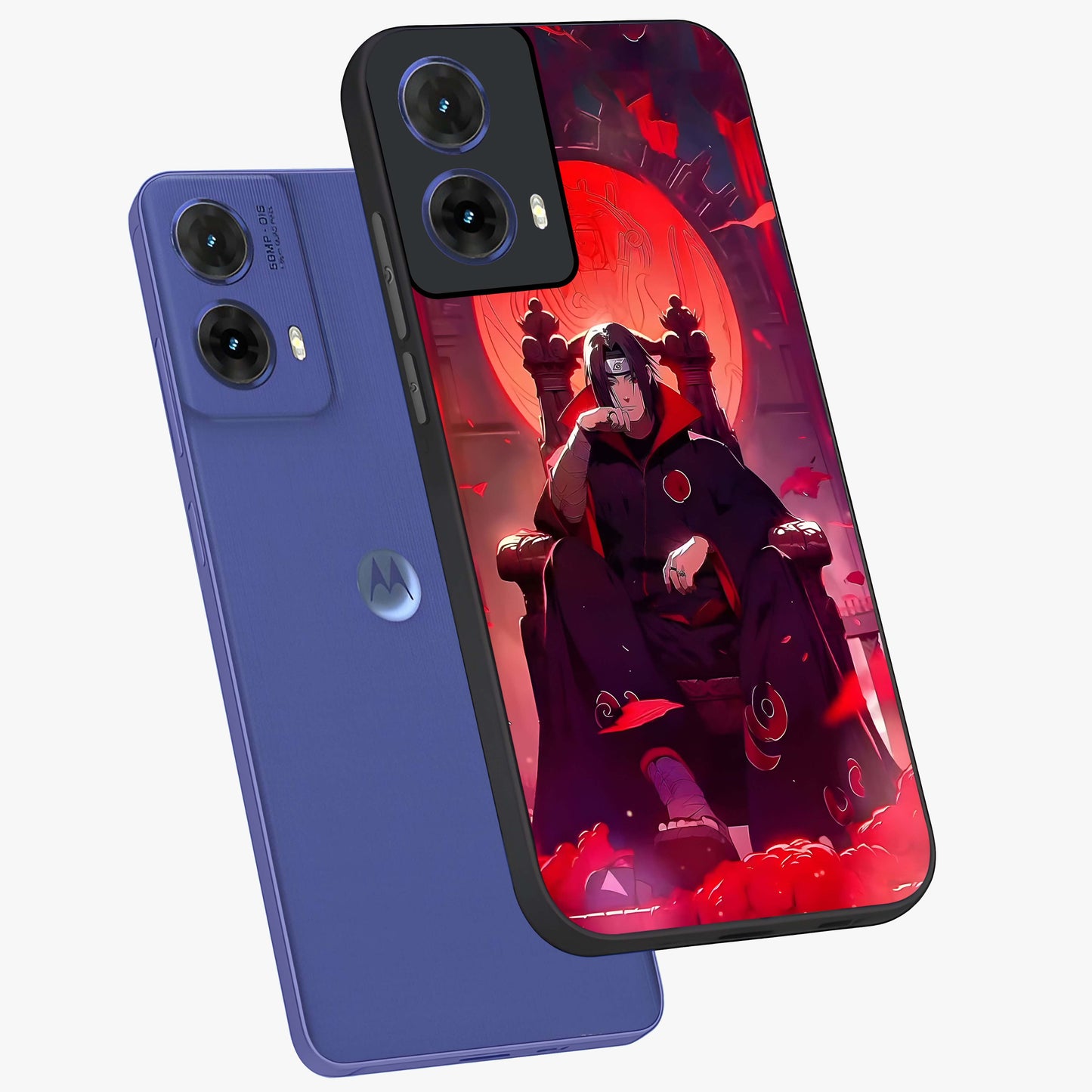 Blood Moon Sovereign Glass Case displayed in angled mockup highlighting dark celestial moon design and dramatic theme.