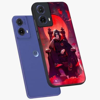 Blood Moon Sovereign Glass Case displayed in angled mockup highlighting dark celestial moon design and dramatic theme.
