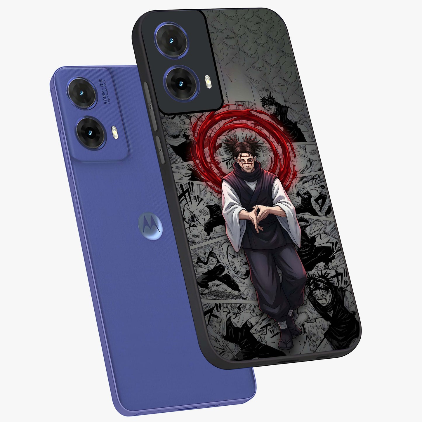 Cursed Ritual Ascension Glass Case displayed in angled mockup highlighting mystical ritual illustration with supernatural aesthetic.