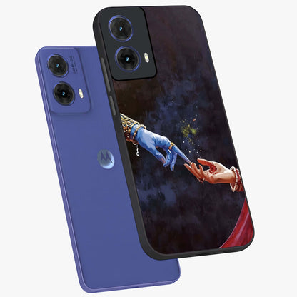 Divine Touch Eternal Glass Case displayed in angled mockup highlighting elegant divine inspired design with calm aesthetic style.