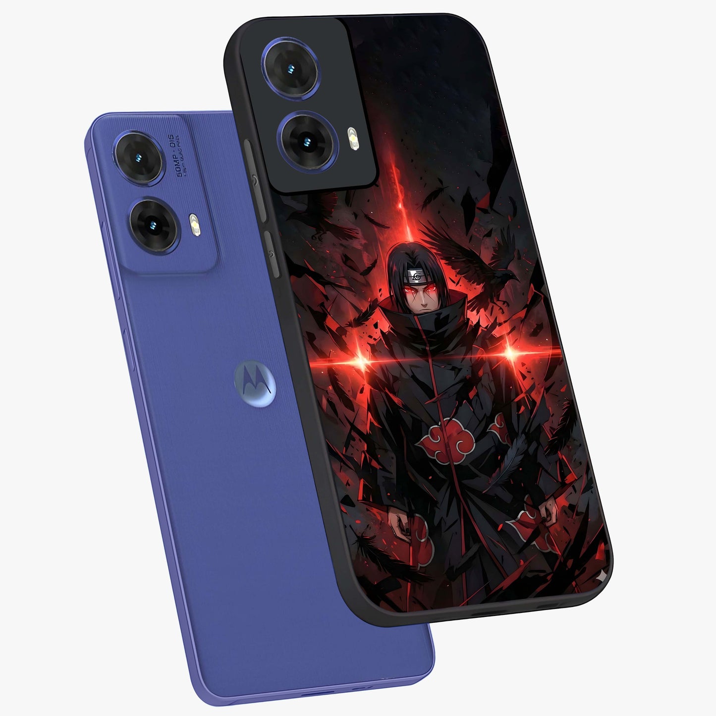 Focus Mode On Glass Case displayed in angled mockup highlighting clean minimal text artwork with modern aesthetic style.