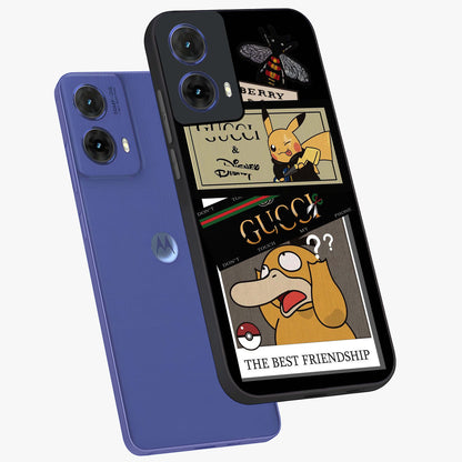 Gucci Play Mashup Glass Case displayed in angled mockup highlighting stylish fashion mashup design with bold aesthetic.