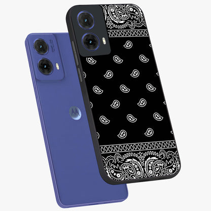 Retro Rebel Threads Glass Case displayed in angled mockup highlighting retro inspired graphic design with rebellious aesthetic.