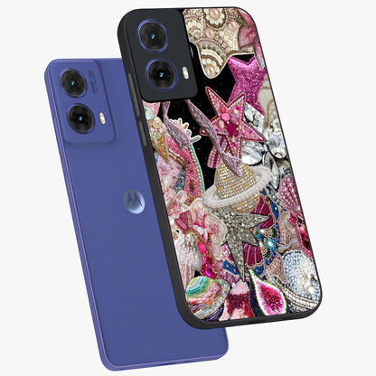 Starlit Jewel Dream Glass Case displayed in angled mockup highlighting glowing celestial jewel design with dreamy aesthetic.