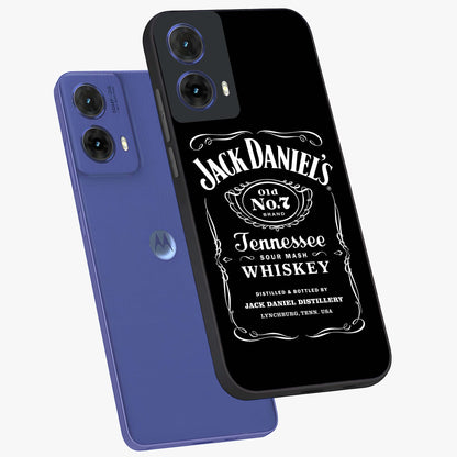 Vintage Whiskey Heritage Glass Case displayed in angled mockup highlighting retro beverage themed design with heritage aesthetic.