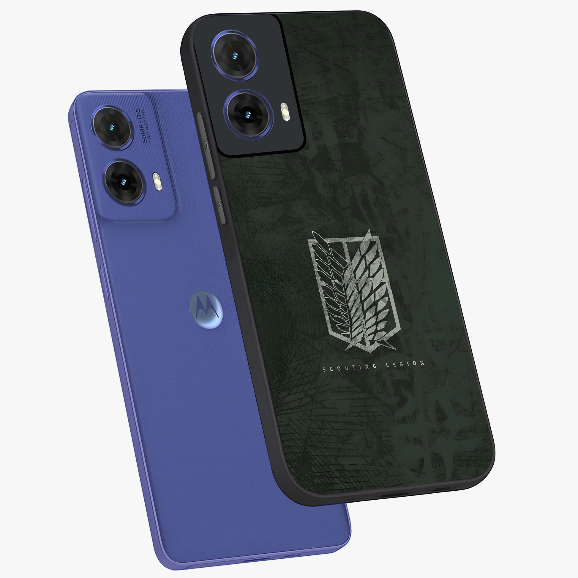 Wings Of Freedom Glass Case displayed in angled mockup highlighting graceful wing design with inspirational aesthetic.