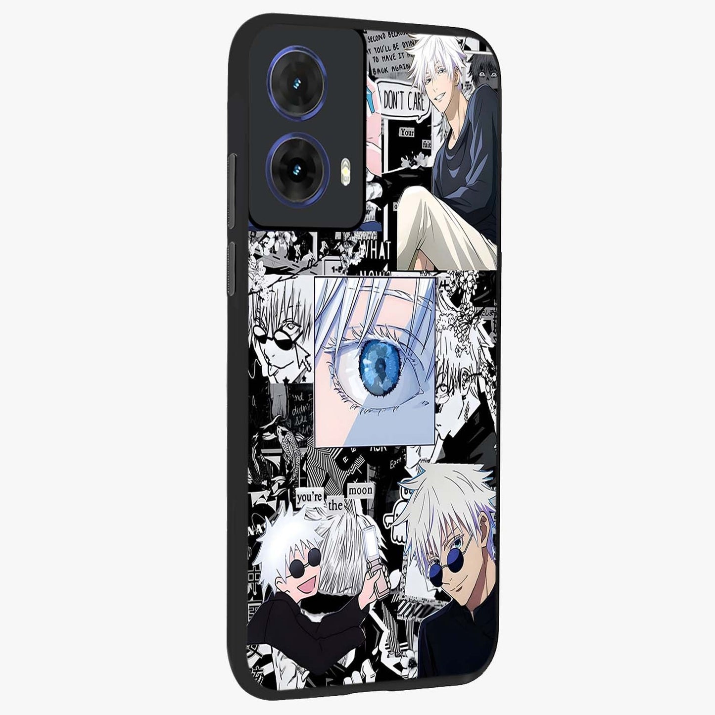 Infinity Sorcerer Chaos Glass Case upright view showcasing dramatic sorcerer artwork with chaotic mystical theme.