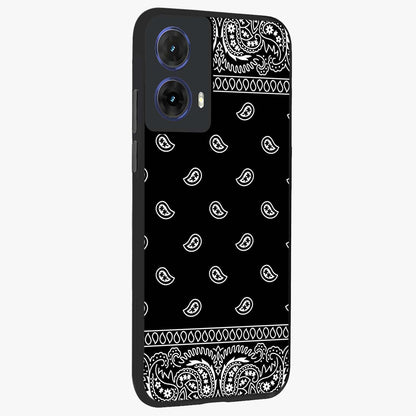 Retro Rebel Threads Glass Case upright view showcasing stylish vintage artwork with bold retro theme.