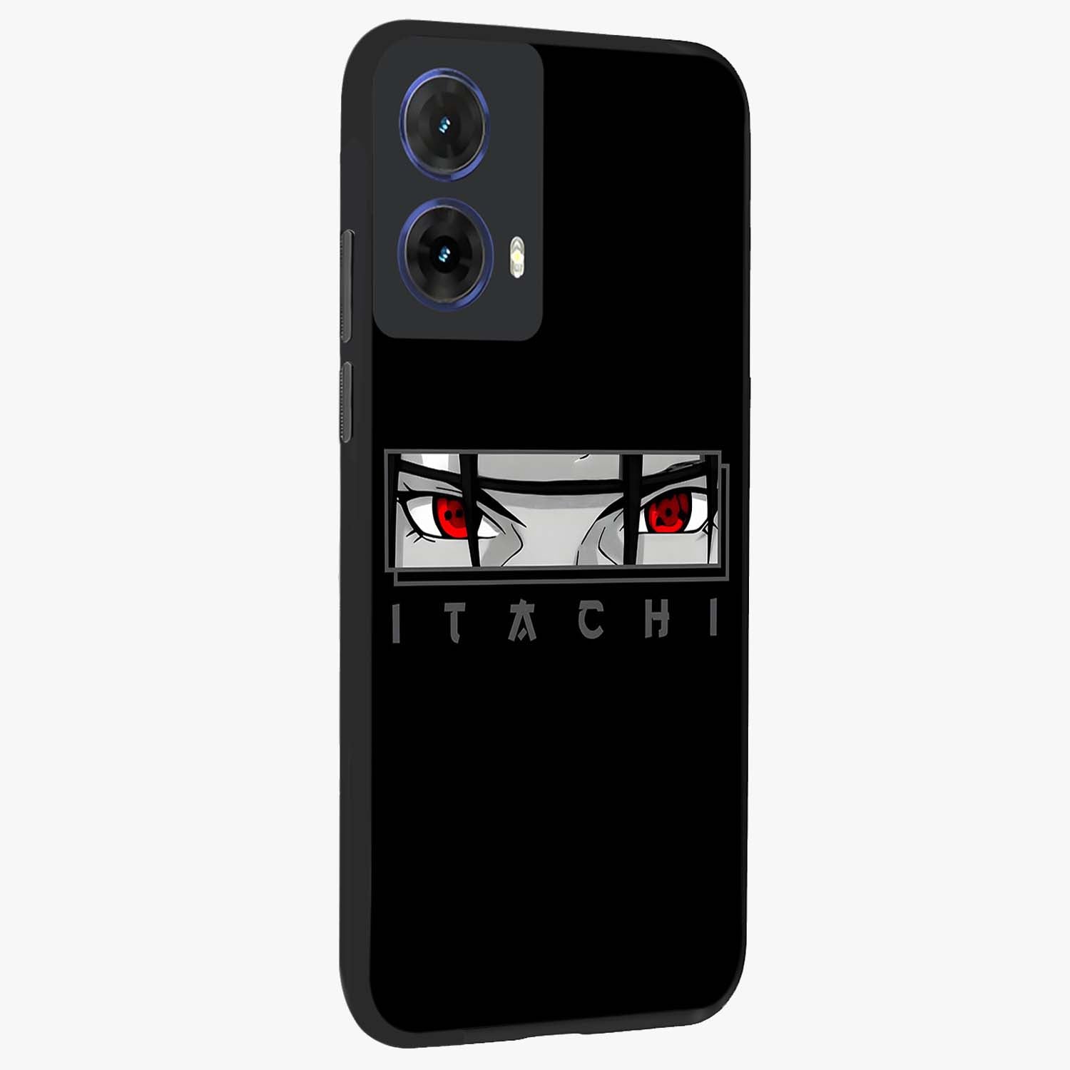 Scarlet Gaze Dominance Glass Case upright view showcasing powerful dramatic artwork with dominant artistic theme.