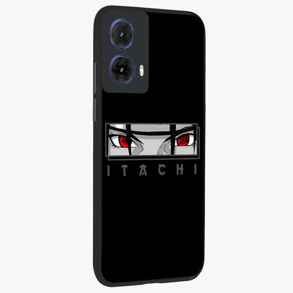 Scarlet Gaze Dominance Glass Case upright view showcasing powerful dramatic artwork with dominant artistic theme.