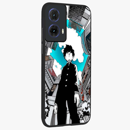 Silent Psychic Awakening Glass Case upright view showcasing symbolic psychic artwork with mysterious mystical theme.