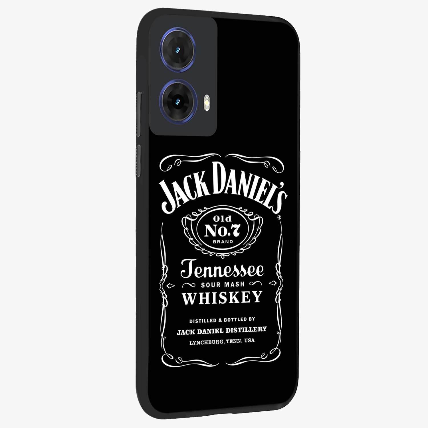 Vintage Whiskey Heritage Glass Case upright view showcasing stylish vintage whiskey artwork with timeless bar culture theme.