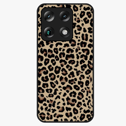 Savage Chic Pattern Glass Case showing flat back view with stylish patterned artwork and glossy glass finish.