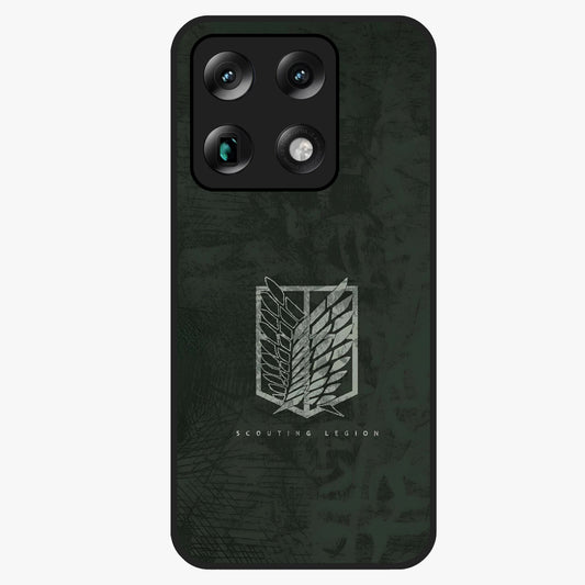 Wings Of Freedom Glass Case showing flat back view with symbolic wings artwork and glossy glass finish.