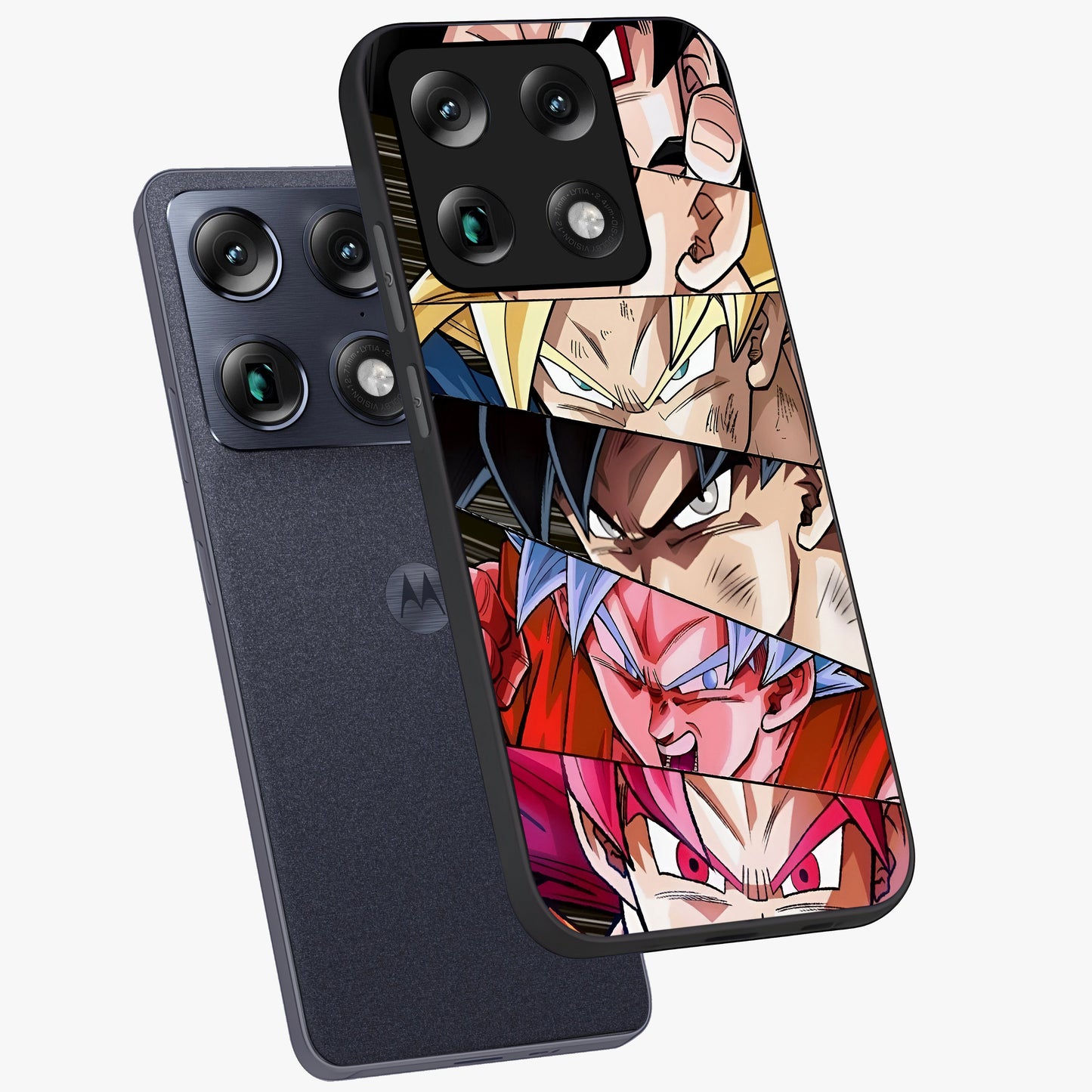 Anime Character Glass Case displayed in angled mockup highlighting colorful anime character illustration.