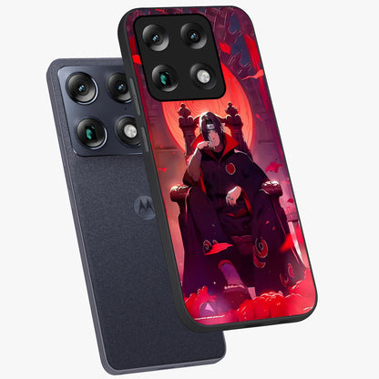 Blood Moon Sovereign Glass Case displayed in angled mockup highlighting dark celestial moon design and dramatic theme.