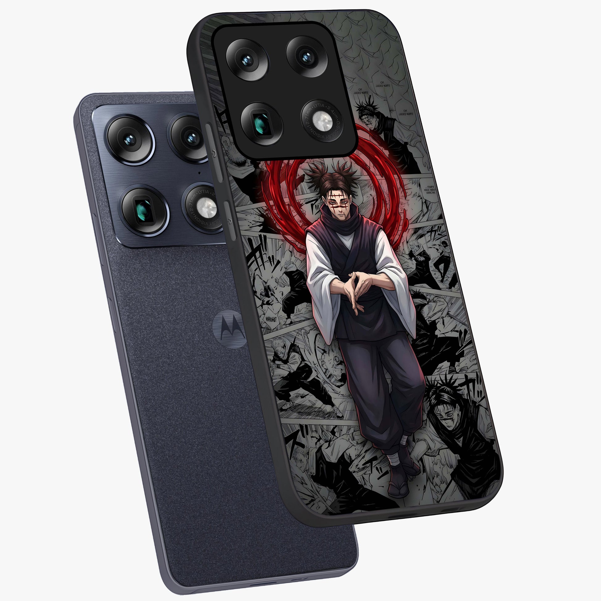 Cursed Ritual Ascension Glass Case displayed in angled mockup highlighting mystical ritual illustration with supernatural aesthetic.