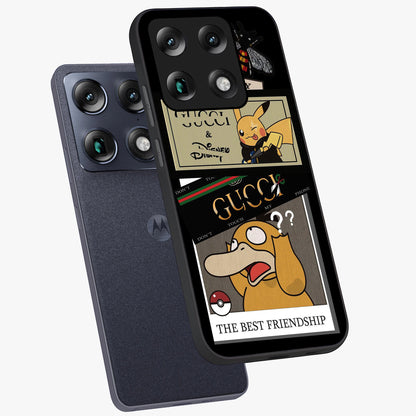 Gucci Play Mashup Glass Case displayed in angled mockup highlighting stylish fashion mashup design with bold aesthetic.