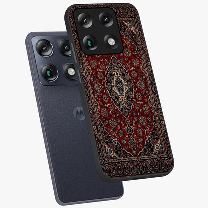Heritage Carpet Royale Glass Case displayed in angled mockup highlighting intricate royal carpet design with heritage aesthetic.