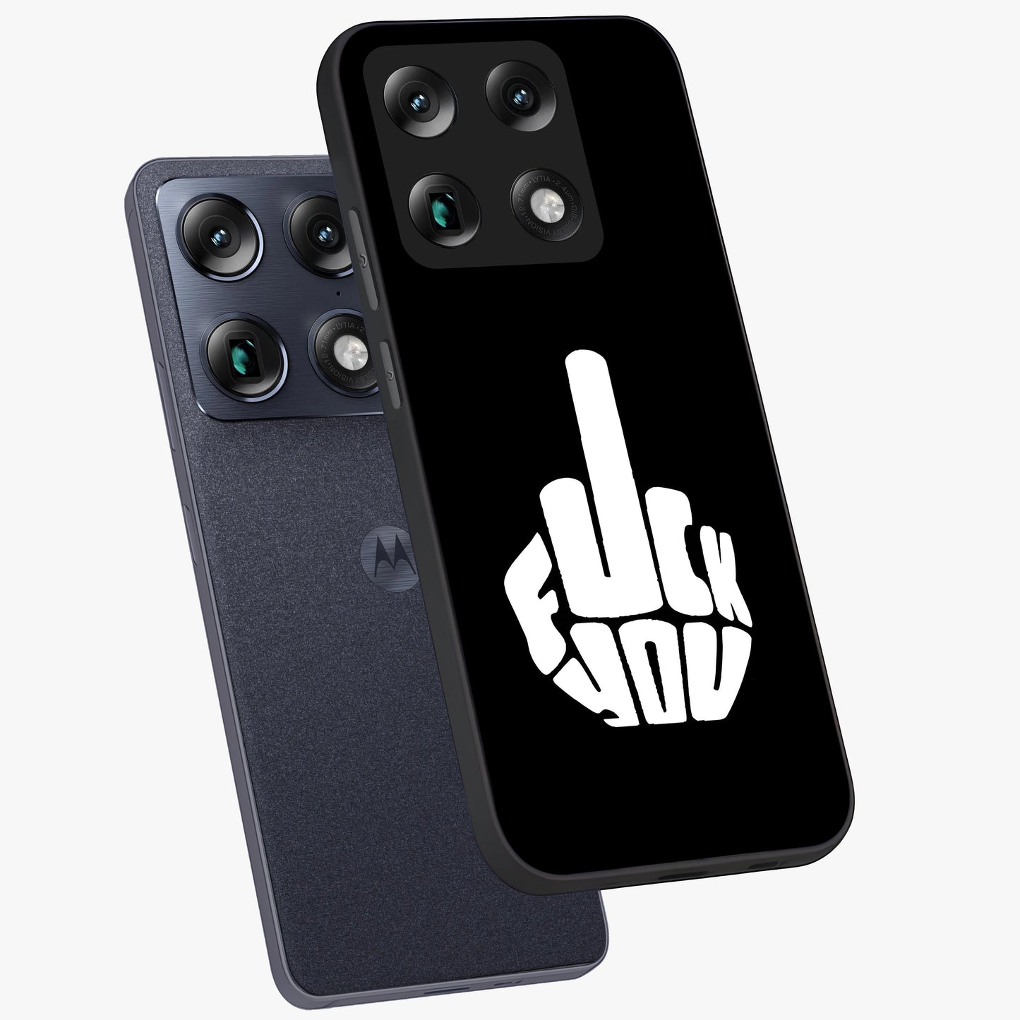 Rebel Mode On Glass Case displayed in angled mockup highlighting edgy text design with modern street aesthetic.