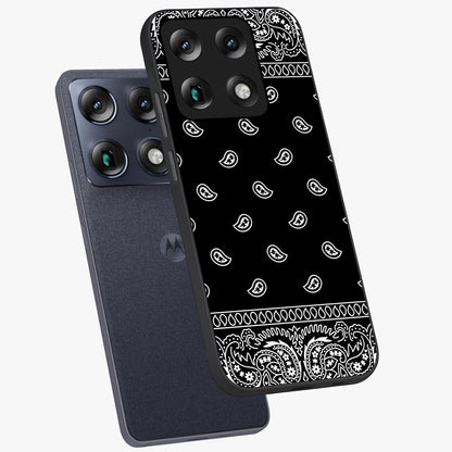 Retro Rebel Threads Glass Case displayed in angled mockup highlighting retro inspired graphic design with rebellious aesthetic.