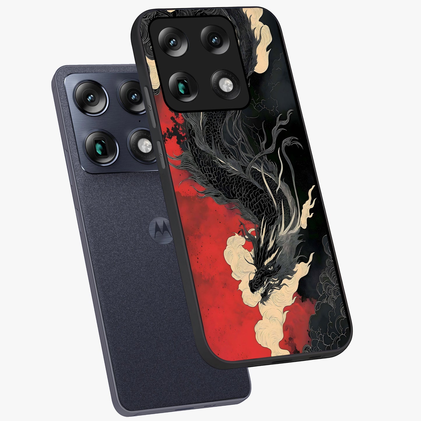 Shadow Dragon Fury Glass Case displayed in angled mockup highlighting powerful dragon illustration with dark fantasy aesthetic.
