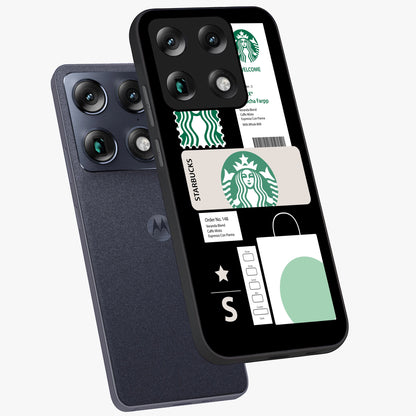 Starbucks Mocha Glass Case displayed in angled mockup highlighting stylish mocha themed design with cozy café aesthetic.