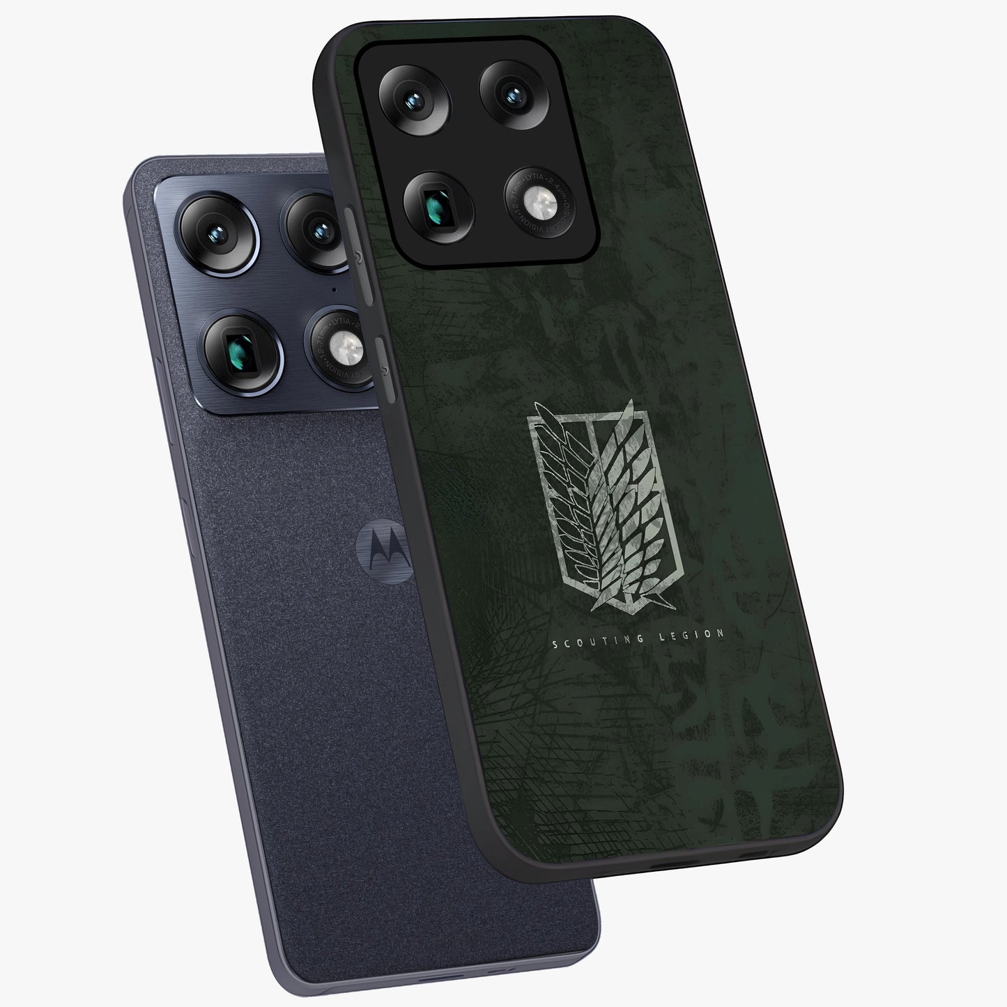 Wings Of Freedom Glass Case displayed in angled mockup highlighting graceful wing design with inspirational aesthetic.