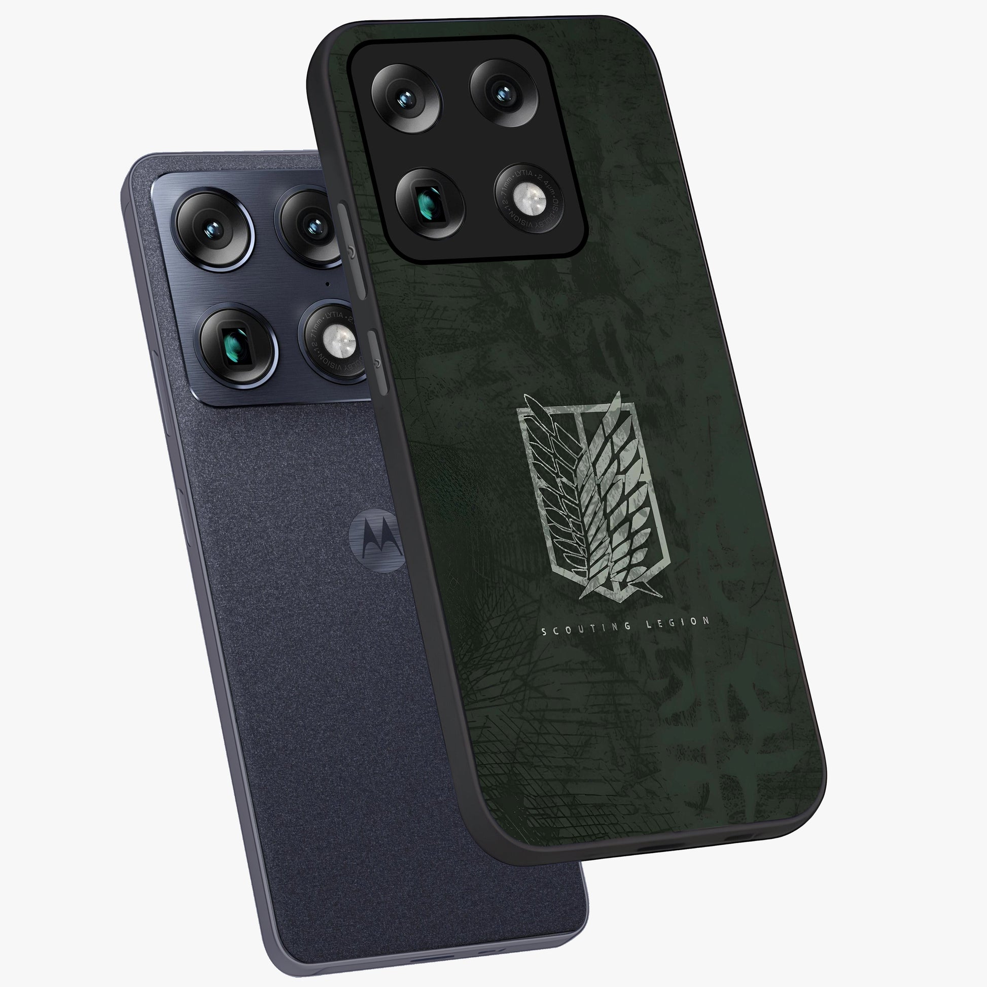 Wings Of Freedom Glass Case displayed in angled mockup highlighting graceful wing design with inspirational aesthetic.