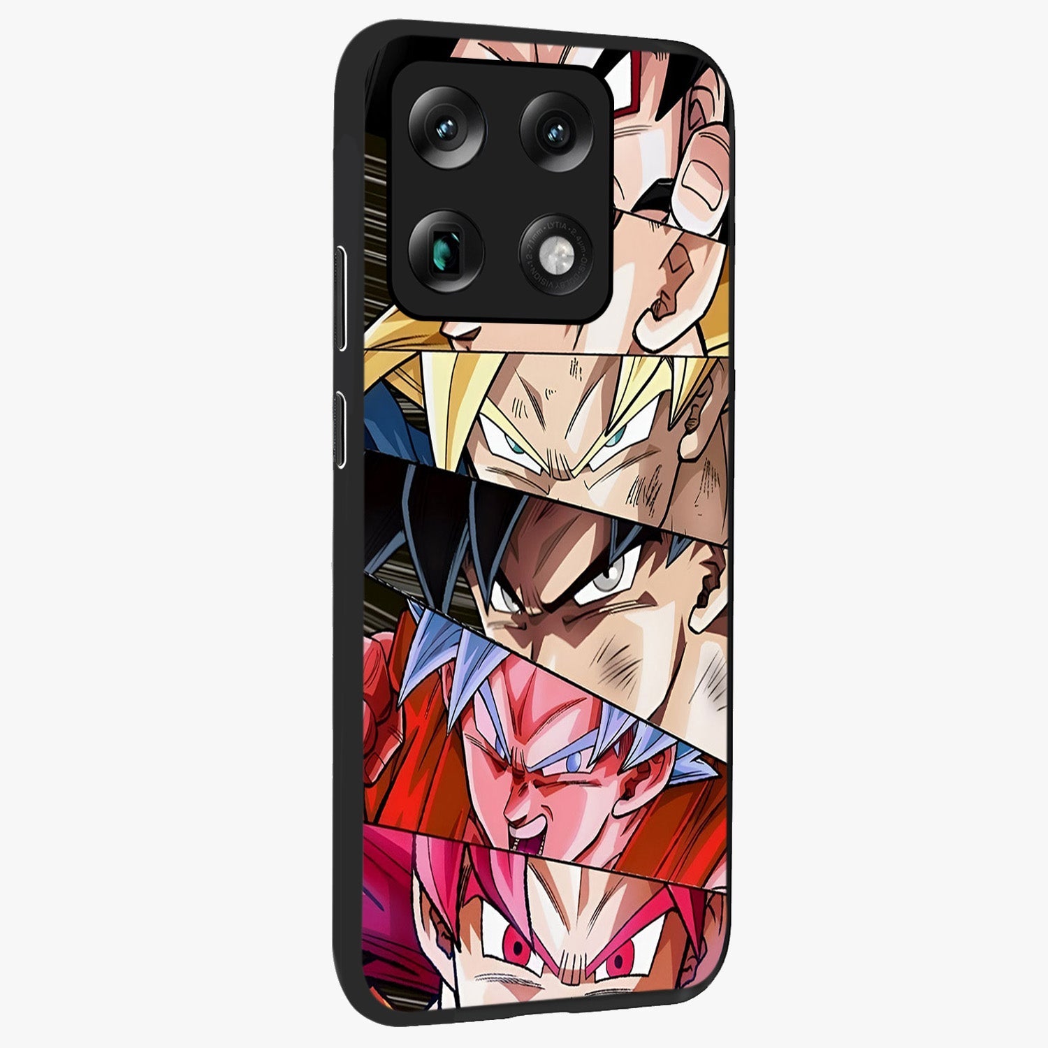 Anime Character Glass Case upright view showcasing expressive anime artwork with bold graphic style.