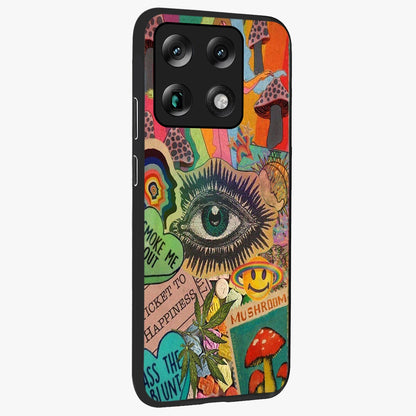 Mystic Eye Wonderland Glass Case upright view showcasing symbolic eye artwork with mysterious fantasy theme.
