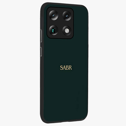 Sabr Minimal Patience Glass Case upright view showcasing calm minimalist artwork with motivational patience theme.
