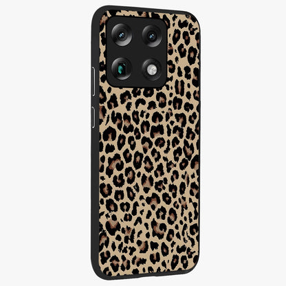 Savage Chic Pattern Glass Case upright view showcasing trendy decorative artwork with edgy fashion theme.
