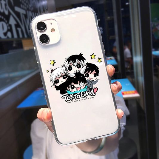 Tokyo Ghoul V2 Anime - Cute Soft Clear Silicon Case Cover